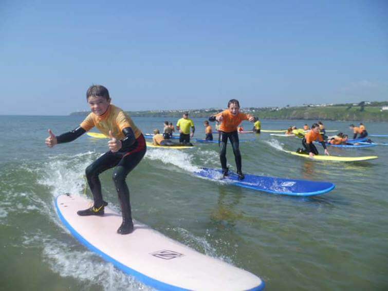 Curso de surf en Irlanda